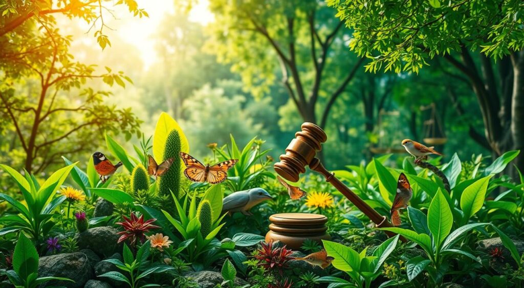 Proteção ecológica com assistência legal