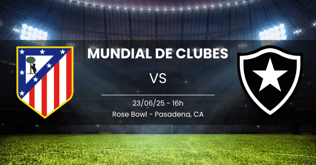 Atlético Madrid x Botafogo 23/06/25 Mundia de Clubes
