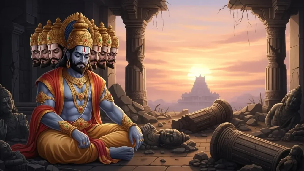 Ravana e a lei do karma: lições para leitores modernos Ravana e a lei do karma