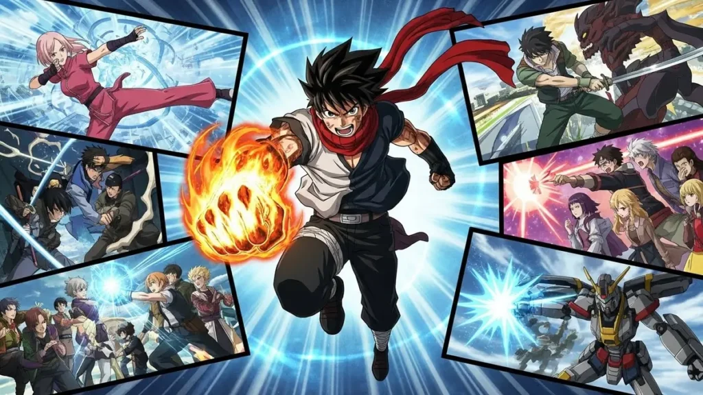 Melhores animes de luta e ação para ver na Crunchyroll Melhores animes de luta e ação para ver na Crunchyroll