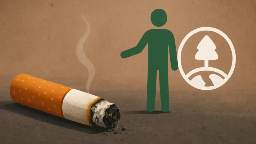 Jogar bituca de cigarro na rua é crime ambiental? Jogar bituca de cigarro na rua é crime ambiental