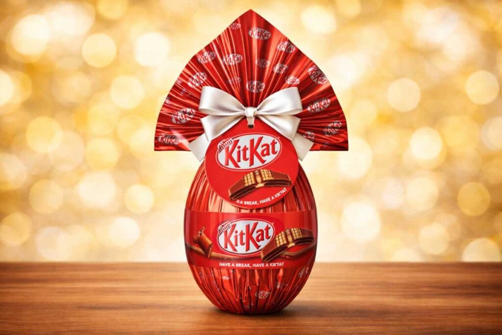 Ovo de Páscoa Kit Kat: crocância e chocolate para fãs do clássico wafer Ovo de Páscoa Kit Kat: crocância e chocolate para fãs do clássico wafer