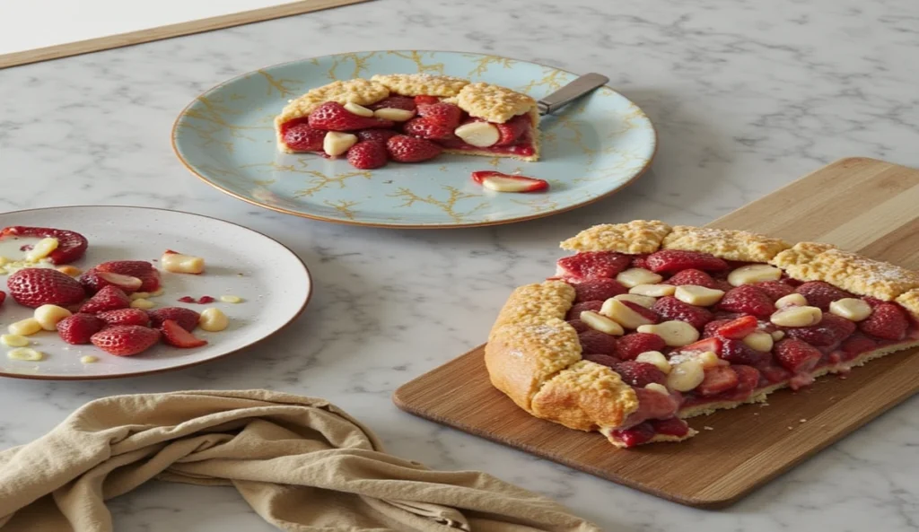 Brazil strawberry cream cheese galette heralds spring