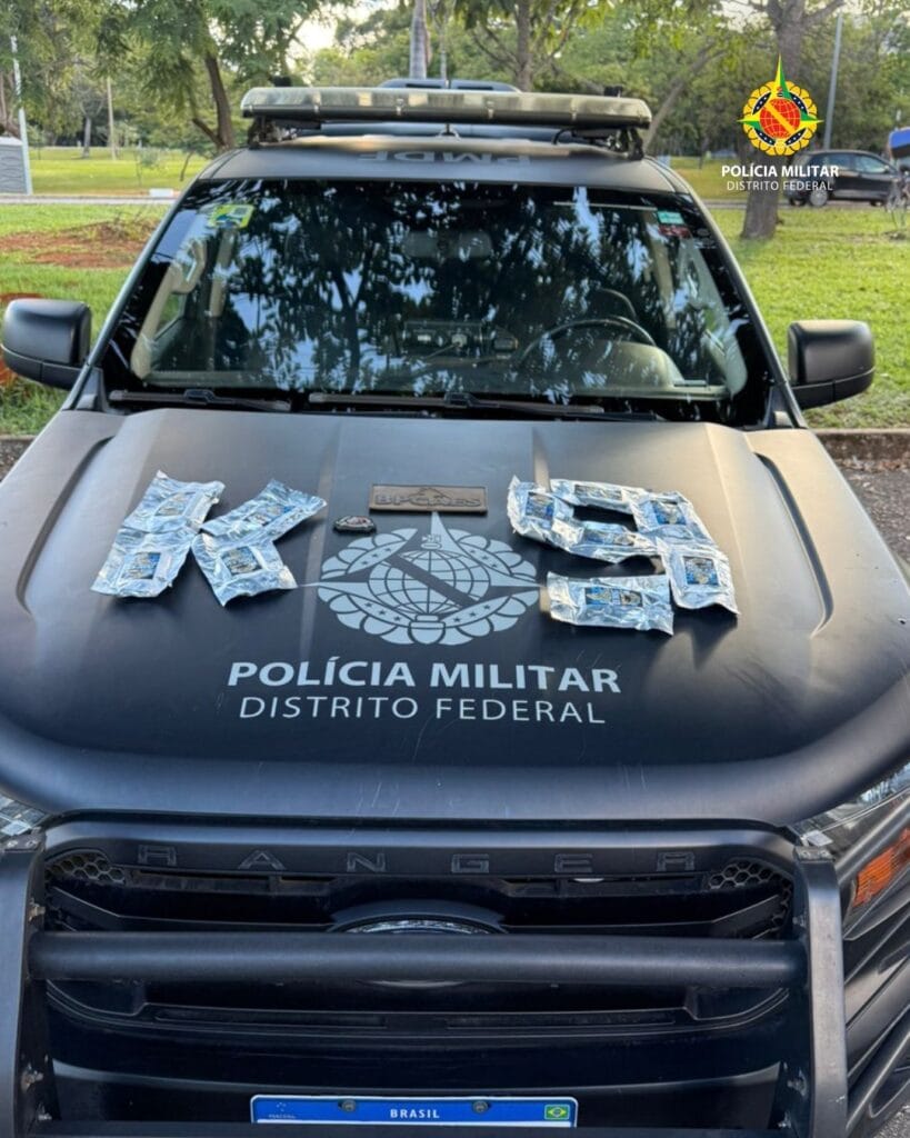 Cão da PMDF apreende droga de R$ 100 mil em rodoviária