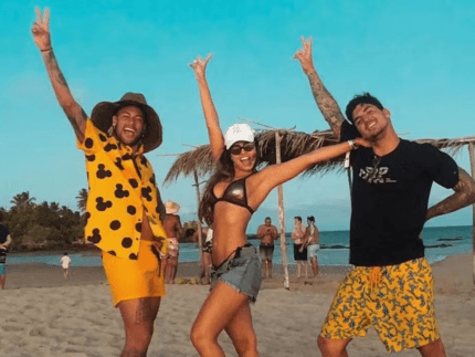 Namorada de Medina nega affair e briga com Neymar