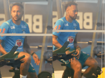 Neymar desfalca treino e aparece de bicicleta em novo vídeo
