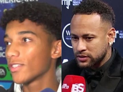 Robinho Jr. encerra briga com Neymar após desculpas