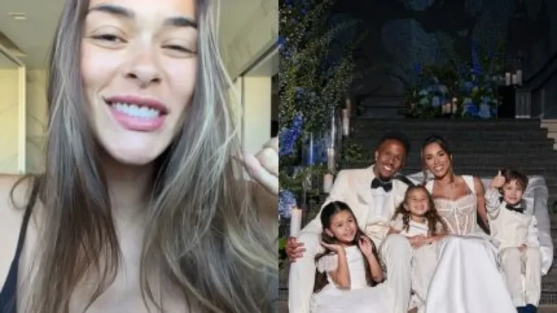 Tainá celebra apoio de Militão na rotina com os filhos