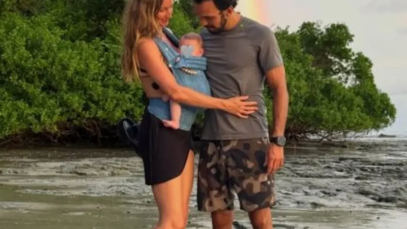 Gisele Bündchen exalta marido em raro Dia dos Pais
