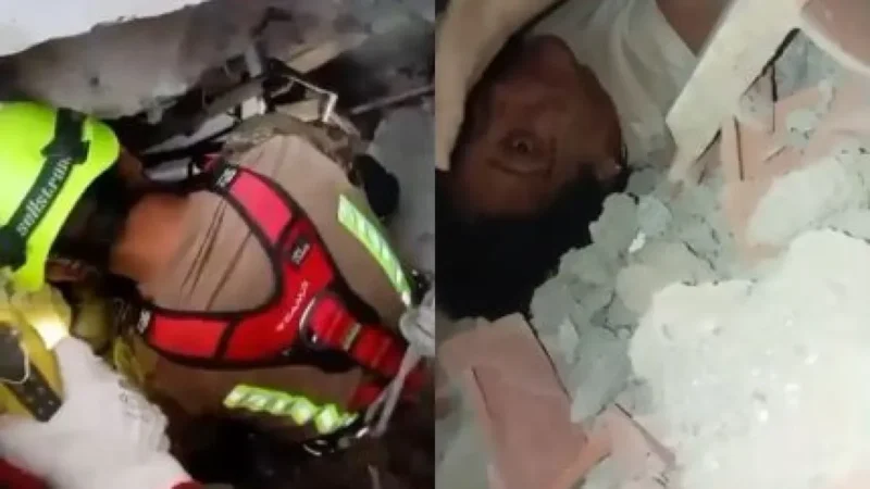 Idosa resgatada com vida após 86h soterrada em terremoto na Venezuela