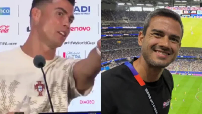Cristiano Ronaldo alfineta jornalista fã de Messi