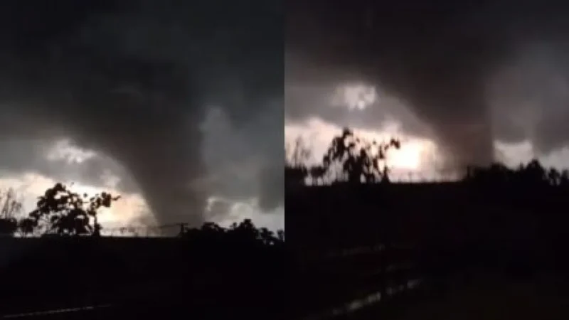 Tornado no RS: feridos e destruição no interior