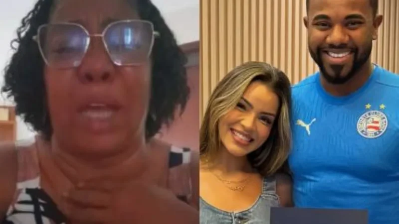 Mãe de Davi Brito descobre casamento e chora
