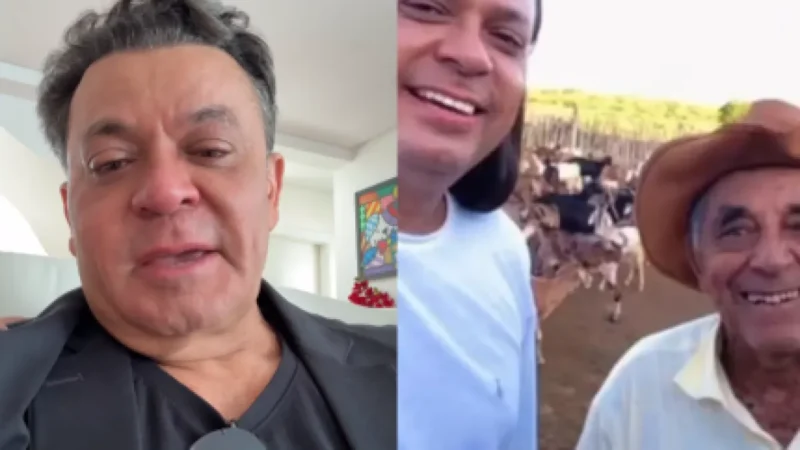 Frank Aguiar chora e lamenta morte do pai