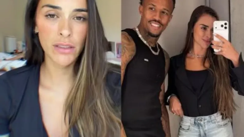 Tainá e Militão escondem rosto do filho após ataques